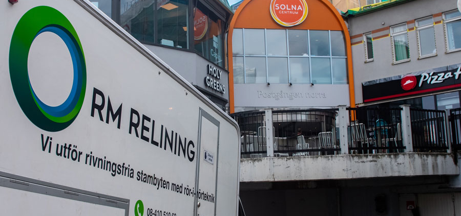 Relining i Solna